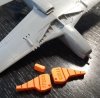 Omask 77203 P-51D Mustang wheel bay plugs (for Tamiya) 1/72